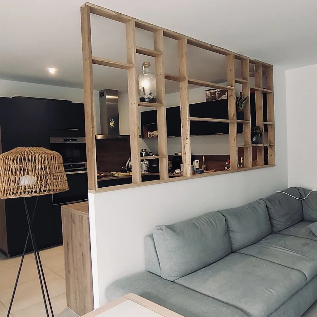 Après — Claustra, petit bois, grand impact — Aménagement d’une maison neuve