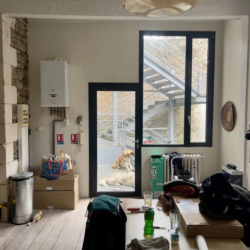 Avant — Hommage au brut — Aménagement d’un loft